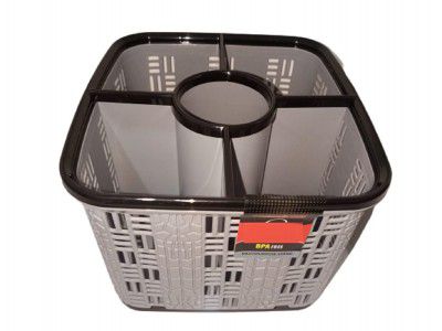 Multipurpose Stand, Plastic Cutlery Holder, Set 1 Pcs - PTHK-1615