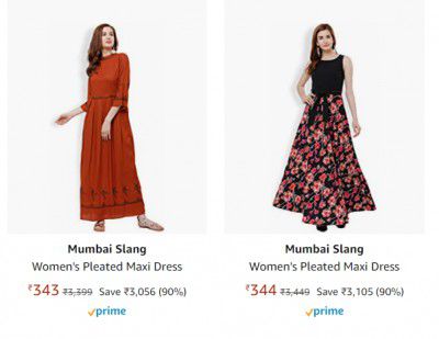 Mumbai Slang Women's Maxi Dress Flat 90% Off