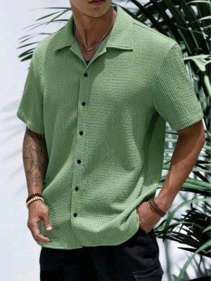MUMIN TREND Men Regular Fit Self Design Casual Shirt