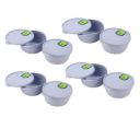 Mumma's LIFE Food Storage Containers with Air Vent Lid, BPA Free, Microwave & Dishwasher Safe (Pack of 8)...
