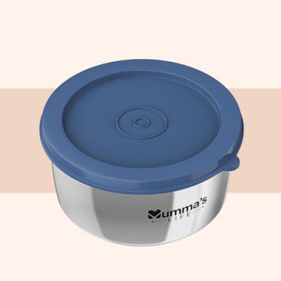 Mumma's LIFE Leak Proof Click and Seal Lock Stainless Steel Storage/Air Tight Tiffin Container/Lunch Container with Lid BPA Free (280 ML) (Pack of 1)