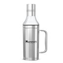 Mumma's LIFE Stainless Steel Oil Dispenser Bottle with Lid and Cap (Silver | 750ml)...