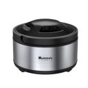 Mumma's LIFE Stainless Steel Thermoware Casserole with Lid for Roti/Chapati | Double Wall Insulated Hot Pot for Hot Meal/Chapati/Curry (1500ML, Black)...