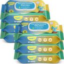 Mumta Soft Cleansing Baby Wipes with Aloe Vera & Vitamin E - 80 Counts/Pack (Set of 6)  (480 Wipes)...