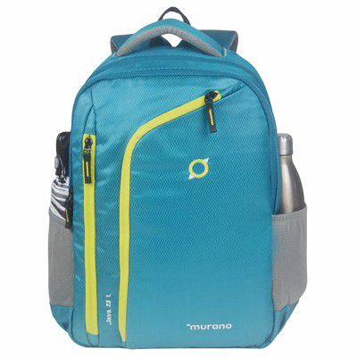 Murano Java 23 LTR Laptop Backpack for 15.6 inch Laptop and Polyester Water Resistance Backpack for Men and Women- Teal Green