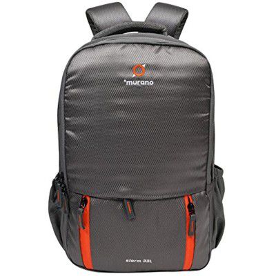 Murano Storm 33 LTR Casual Backpack with 3 Compartment and Polyester Water Resistance Backpack