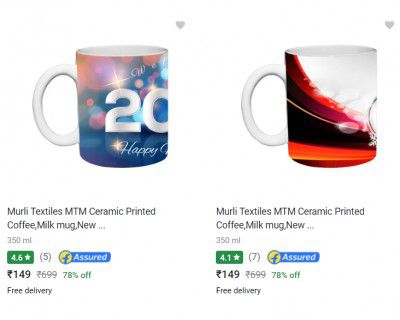 Murli Textiles Mugs Starting at ₹149