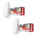 Murphy 10W LED Oval Shape Bulkhead Wall Lamp | IP66 Waterproof Outdoor Light for Gardens, Porches & Bathrooms | Cool White, Pack of 2 | 2-Year Warranty...