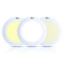 Murphy 10Watts Vega 3-In-1 Round Led Panel Ceiling Color Changing Light - Pack Of 20(Others)...