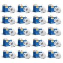 Murphy 2 Watts Round Led Spot Light, (Warm White, Golden Yellow) Pack of 20...