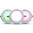 Murphy 7W 3-in-1 Round LED Conceal Panel Light Color Changing Light (Cool White/Green/Pink, Pack of 4)...
