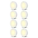 Murphy Aluminium 3W Strikon Round Led Surface Cabinet Down Light (Pack Of 8, Warm White)...