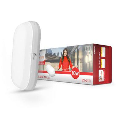 Murphy Polycarbonate 10W LED Oval Bulkhead Wall Lamp (with 2-Years Warranty)