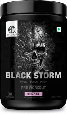 Muscle Trail BLACK STORM Pre Workout (360 g, BERRY PUNCH)