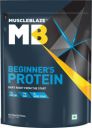 MUSCLEBLAZE Beginner's , No Added Sugar Whey Protein&nbsp;&nbsp;(1 kg, Cookies and Cream)...
