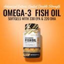 MuscleXP Advanced Fish Oil Double Strength Omega-3 60 Enteric Coated Softgels  (60 No)...