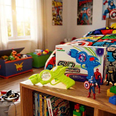 Musical Gun Shooting Playset for Boys & Girls - Bullet Blaster 
