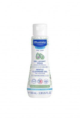 Mustela Baby Body Wash and Shampoo with Avocado 100ml 