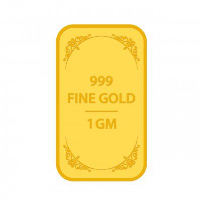 Muthoot Pappachan Swarnavarsham 24K (999) Yellow Gold Bar 1 Gm