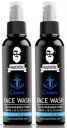Muuchstac Ocean Face Wash for Men | Fight Acne & Pimples, Brighten Skin, Clears Dirt, Oil Control, Refreshing Feel - Multi-Action Formula | Pack of 2, 100 ml each...
