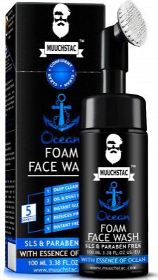 Muuchstac Ocean Foam Face Wash for Men | 100 ml