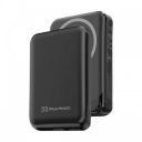 Muvtech Power Mate 10000mAh 3-in-1 Magnetic Wireless Power Bank for iPhone, Apple Watch & AirPods (Black)...