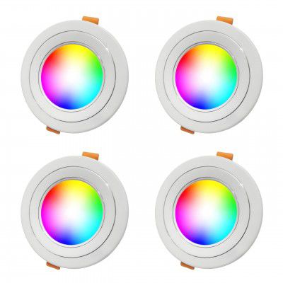 MVL Light Mvl 9 Watt 9 In 1 Multicolour Led Ceiling Down Light 