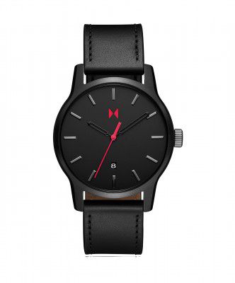 MVMT Classic Ii Qtz Basic Calendar Black Round Dial Men's Analog Watch- 28000321-D