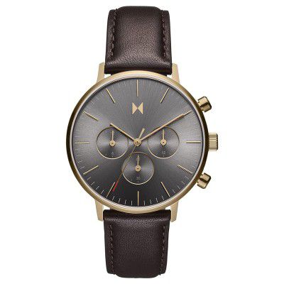 MVMT Legacy Traveler Qtz Multifunction Grey Round Dial Men's Watch - 28000281-D