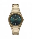 MVMT Odyssey Qtz Basic Calendar Green Round Dial Men's Analog Watch|Ionic Plated Bronze Steel Material|Bronze Color Band - 28000168-D...
