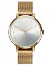 MVMT Stainless Steel Dot Analog Silver Dial Women Watch-28000034-D, Gold Band...