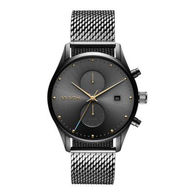 MVMT Voyager Qtz Multifunction Grey Round Dial Men's Watch|Stainless Steel Material|Grey Color Band - 28000175