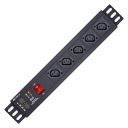 MX Power Strip with 5 Outlets of IEC 320 C13, Single Switch, Fuse & Line Fault Detector for Wall/Rack Mount Power Cord with 1.5 mtr Cable...