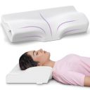 MY ARMOR Cervical Pillow for Neck Pain  - 18.5x11x3.5 Inch, White Bamboo - Pack of 1...