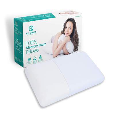 MY ARMOR Orthopaedic Memory Foam Pillow for Comfortble Sleep
