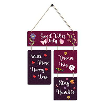 My Creative Hut Family Rules Decorative Wall Art Wooden