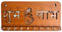 My Dream Carts Shree Ganeshay Namah Shubh Labh Key Holder For Home Wall...