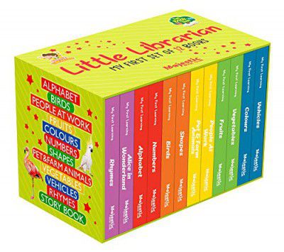 My First Little Librarian: Boxset of 12 Best Board Books for Kids