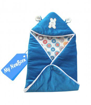 MY NEWBORN Baby Blanket Wrapper Sleeping Bag -Blue, 0-3 Months