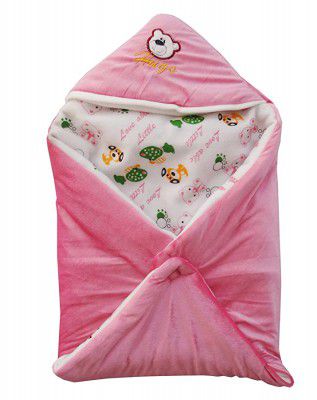 MY NEWBORN Baby Blanket Wrapper Sleeping Bag -Pink, 0-3 Months