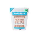 MYFITNESS Trial Sample Pack - Chocolate Smooth Peanut Butter, 1 x 20g Sachet | Tasty & Healthy Nut Butter Spread | Vegan | Dark Chocolate | Cholesterol Free, Gluten Free | Zero Trans Fat...