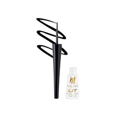 MyGlamm LIT Glossy Liquid Eyeliner-Black Party-3.5ml
