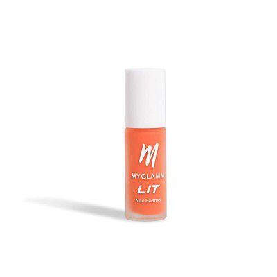 MyGlamm LIT Matte Nail Enamel-Turnt-7ml