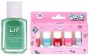 MyGlamm LIT Nail Enamel Remover-30ml & Popxo Mini Nail Kit - Vacay-Bloody Mary, Perfect Peach, Beach Please, Pink - Nic, Sea Ya -15ml...