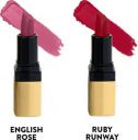 MyGlamm Manish Malhotra Afterparty Hi Shine Mini Lipstick Set (English Rose, Ruby Runway, 1.5 g)...