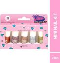 MyGlamm POPxo Makeup Collection -Mini Nail Kit Vibin  (Pack of 5)...