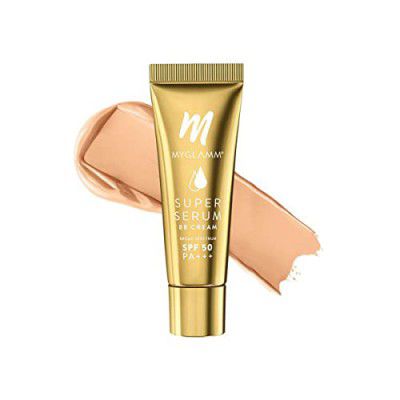 MyGlamm Super Serum BB Cream - 201 Pine - 15gm | BB Cream with SPF 50 & Hyaluronic Acid | 24 Hr Long Lasting & Hydrating