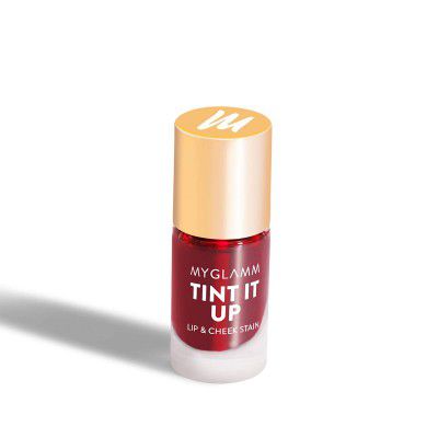 MyGlamm Tint It Up Lip Stain and Cheek Stain, Matte Finish, 8.5ml - Fever
