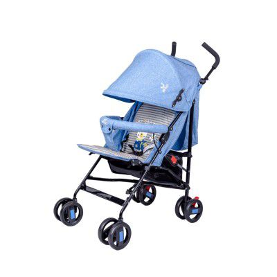 Mylo Essentials Buddy Ultra-Light Stroller | 6 to 36 Months| Toddler | Kids |3 Point Safety Harness| 360° Front Wheel Swivel Function 