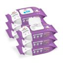 Mylo Gentle Baby Wipes with Lid (72 Wipes x 6 Pack - 432 Water Wipes) ...